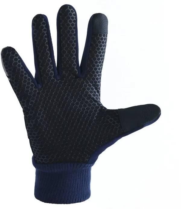 Sports Anti Slip Touch Screen Protective Riding Gloves (Blue) - HalfPe