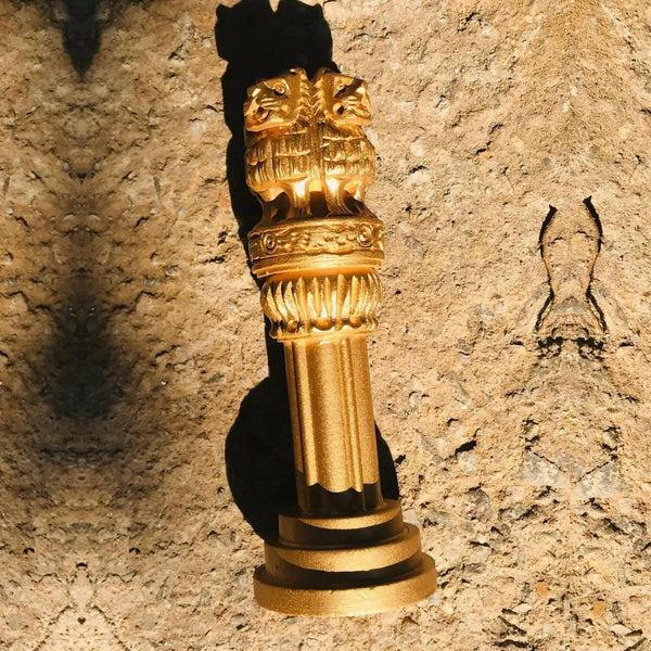 santarms Wooden Ashoka Pillar - HalfPe