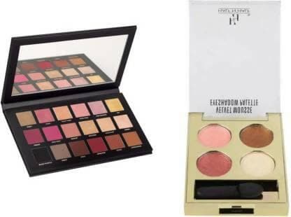 Bingeable High Pigmentation 18 Colors Rose Remastered Eye Shadow Palette With HNH 04 (4) Party color Eye Shadow Palette 220 g (Multicolor) - HalfPe