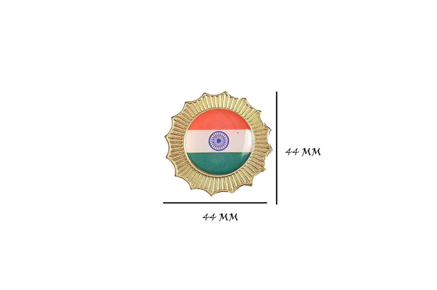 KariGhar Indian Badges Round Pin Medal or Independence Day/Republic Day & Other Events (Pack of 48) - HalfPe