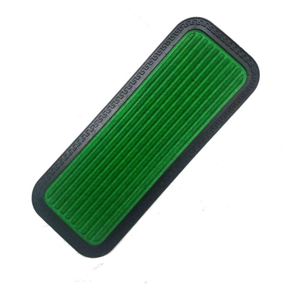 Mats Avenue Door Mats Multi Purpose, Washable Rubber and Polypropylene Mat (Green, 25x60 cm) - Set of 3 - HalfPe