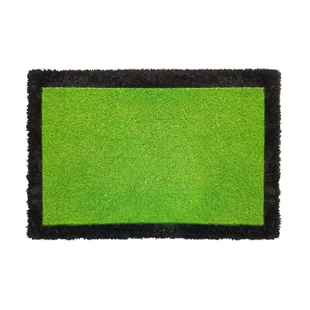 Mats Avenue Crack Heel Relief Door Mat Medicated with Pepper Mint Oil to Heal Cracked Heel 40x60 CM (Green) - HalfPe