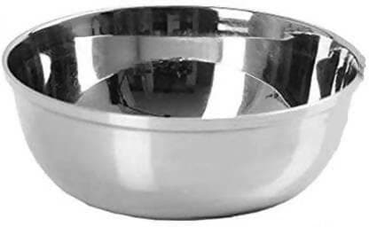 SHINI LIFESTYLE Stainless Steel Vegetable Bowl (Pack of 4, Silver) - HalfPe