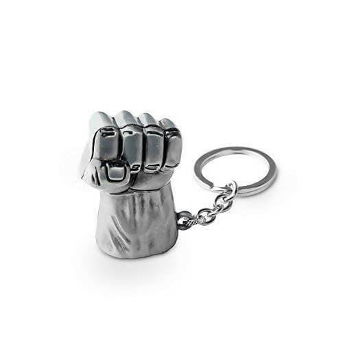 GiftinGuru Hulk Hand Golden/Silver Keychain - HalfPe