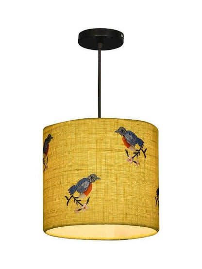 Embroided Birds Hanging Shade - HalfPe