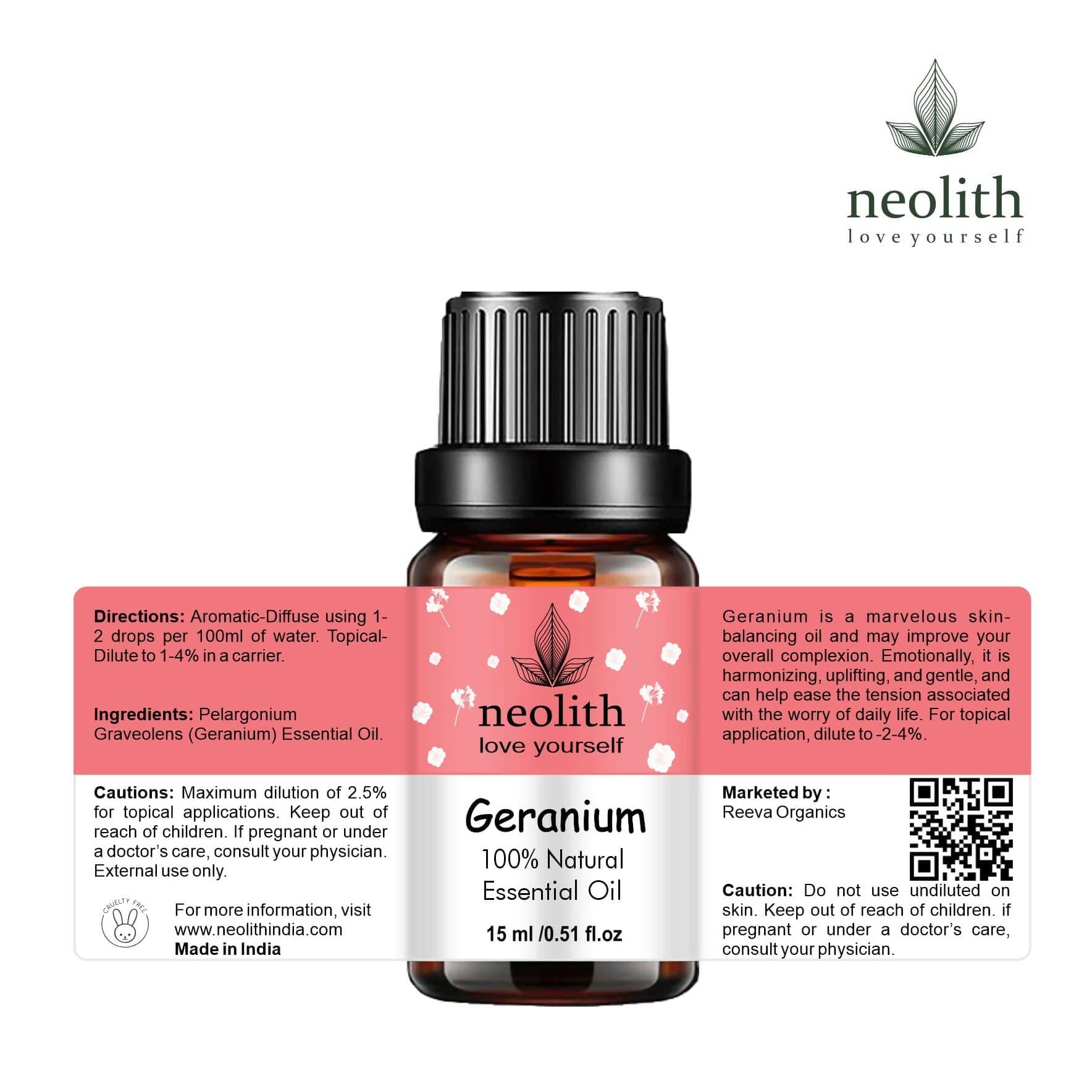 Geranium Essential Oil - HalfPe