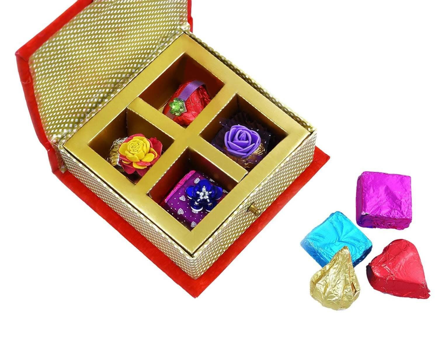 MANTOUSS Designer Pongal/Mkar sankranti Chocolate Gift+haldi kumkum - HalfPe