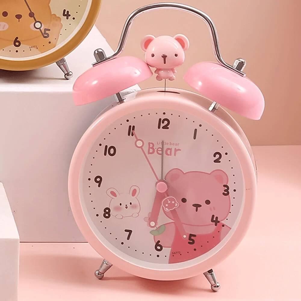 Little bear alram clock (Pink) - HalfPe