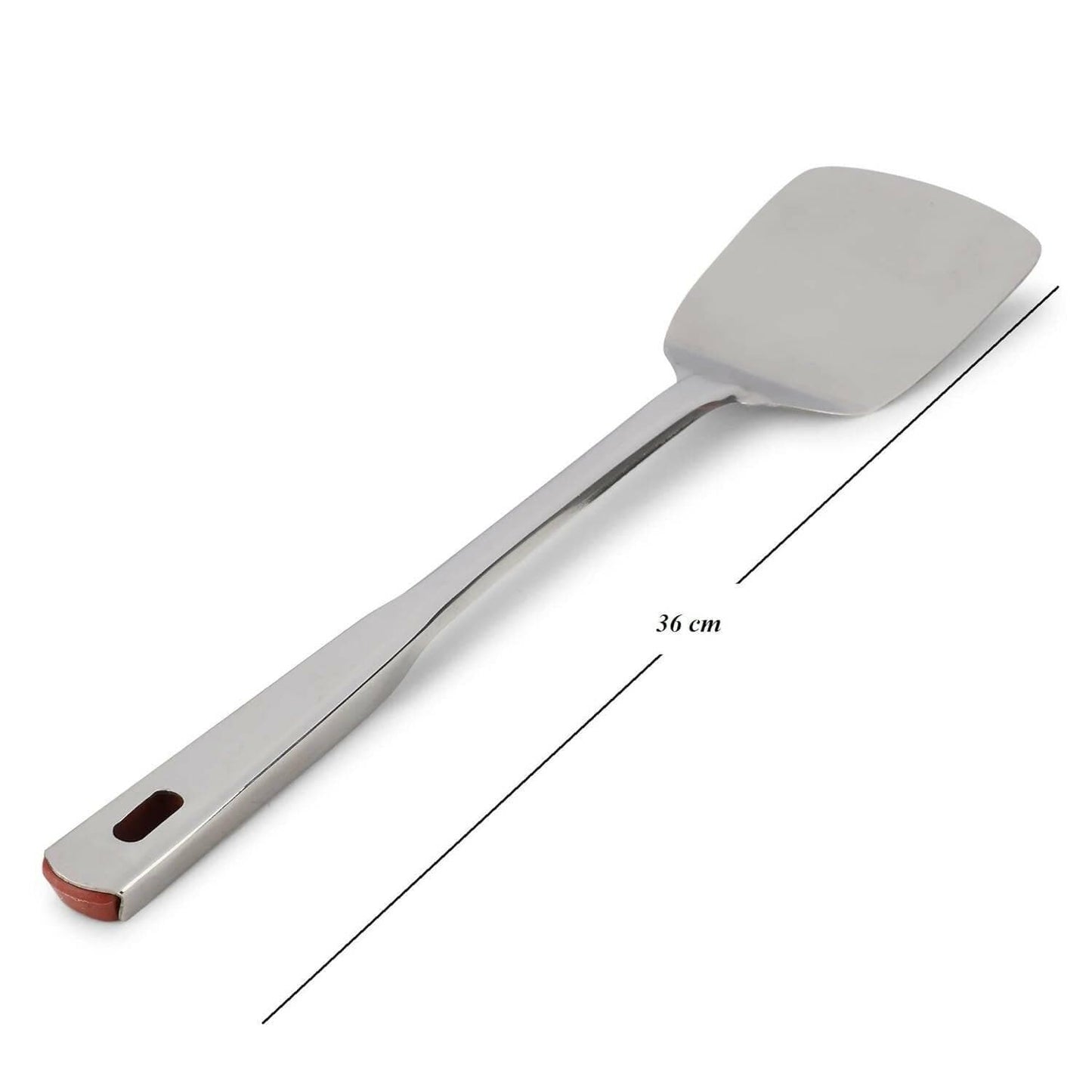 ZEVORA Stainless Steel Tava Turners/Spatulas/Cooking Turner Kitchen Tool Set (Silver) (Pack of 2) - HalfPe