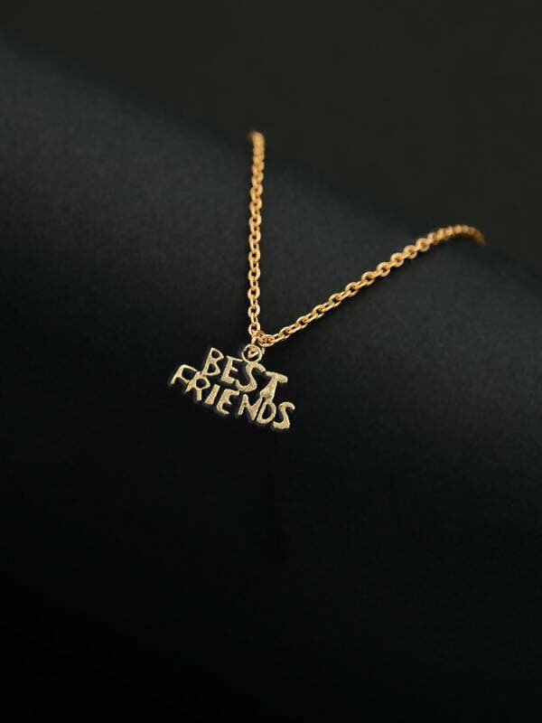 Pinapes Best Friends Forever and Ever Necklace Friendship - HalfPe