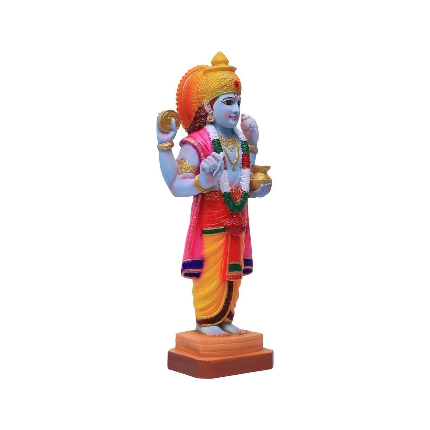 CARPENTA Dhanwanthari Statue Handmade Polymarble Statue - HalfPe